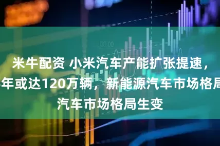 米牛配资 小米汽车产能扩张提速，2026年或达120万辆，新能源汽车市场格局生变