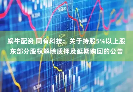 蜗牛配资 同有科技：关于持股5%以上股东部分股权解除质押及延期购回的公告