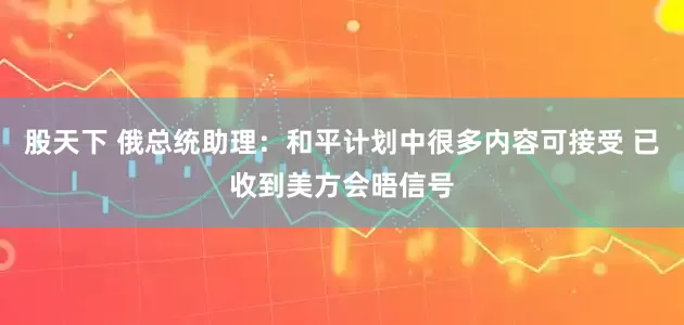 股天下 俄总统助理：和平计划中很多内容可接受 已收到美方会晤信号